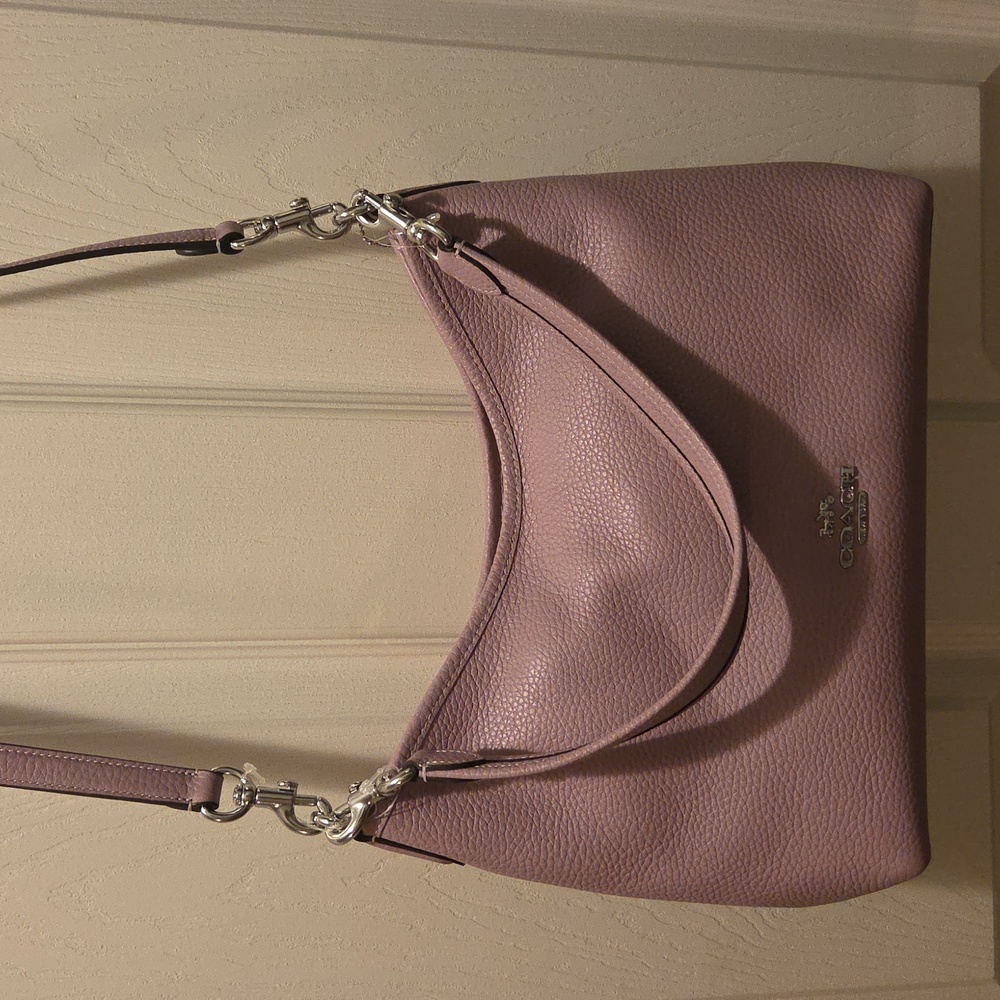 Coach Laurel Shoulder Bag In Lilac - Picture 5 of 10